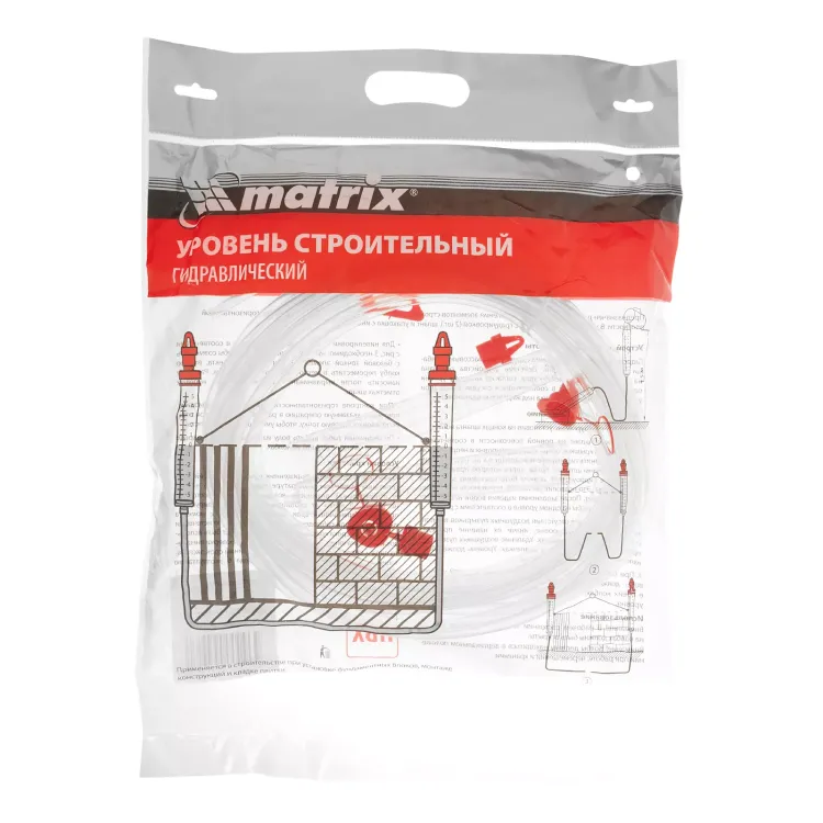 Гидроуровень Matrix 37092, удлиненная колба, рельефная градуировка, 10м купить в Губкинске