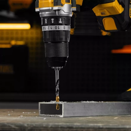 Сверло спиральное по металлу Denzel 6,5 x 93мм, Р6М5, Golden Tip, многогранная заточка, 718279 купить в Губкинске