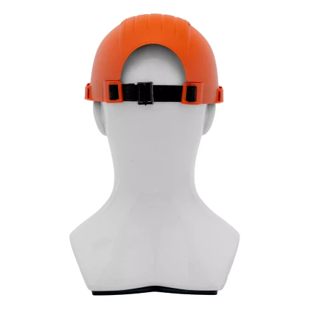 Каскетка защитная &quot;Стиль&quot;, пластиковая, оранжевая Сибртех 89169 купить в Губкинске