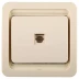 Розетка СВЕТОЗАР &quot;ГАММА&quot; телефонная одинарная, цвет бежевый SV-54117-B купить в Губкинске