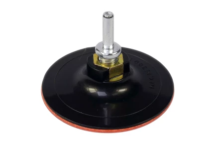 Тарелка опорная Ф100 мм М14 для алмазных шлифлистов липучая основа жесткая + адаптер Энкор 51540 купить в Губкинске