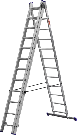 Лестницы алюминиевые трехсекционные серия ЭКСПЕРТ купить в Губкинске