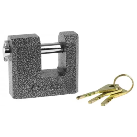 Замок STAYER &quot;MASTER&quot; навесной, П-образн.металлический корпус, с закаленной дужкой, в коробке, 70мм 37143-70 купить в Губкинске