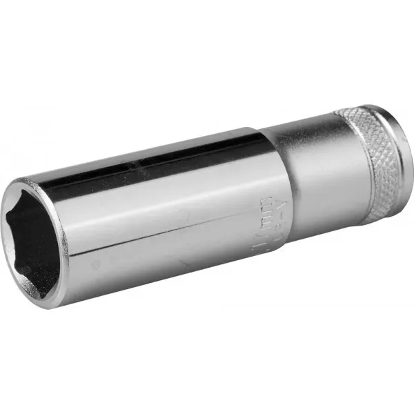 Торцовая головка KRAFTOOL "INDUSTRIE QUALITAT", удлиненная, Cr-V, FLANK, хромосатинированная, 1/2", 17 мм 27807-17_z01 купить в Губкинске