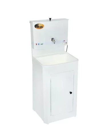 Умывальник дачный с подогревом ЛЮКС Вихрь пластик белый купить в Губкинске