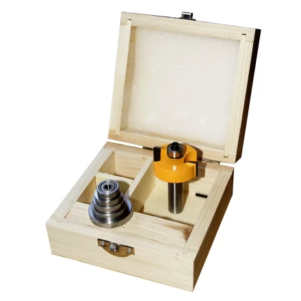 Набор фрез кромочных фальцевых 6 подшипников хвостовик 12 мм 46329 купить в Губкинске