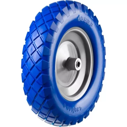 Колесо ЗУБР &quot;ПРОФЕССИОНАЛ&quot; полиуретановое, 380мм, посадочный размер 16мм 39912-2 купить в Губкинске