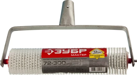 Валик игольчатый ЗУБР &quot;МАСТЕР&quot; для наливных полов на металлической рамке, под удлинитель, пластмассовые иглы 13мм, 72х300мм 03952-30 купить в Губкинске